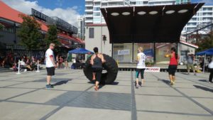 flipping a tire at Femsport