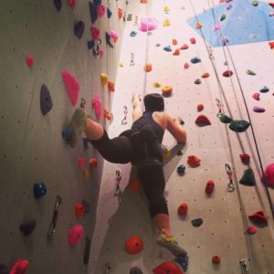 climbing at the Aviary at UBC