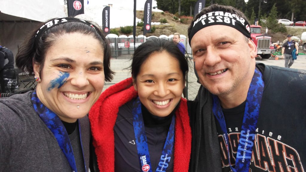 Wolf pack at the Vancouver Super finish line